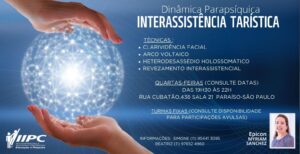 Dinâmica Parapsíquica Interassistêncial Tarística (Abril) – São Paulo/SP – 08/04/2026 e 22/04/2026
